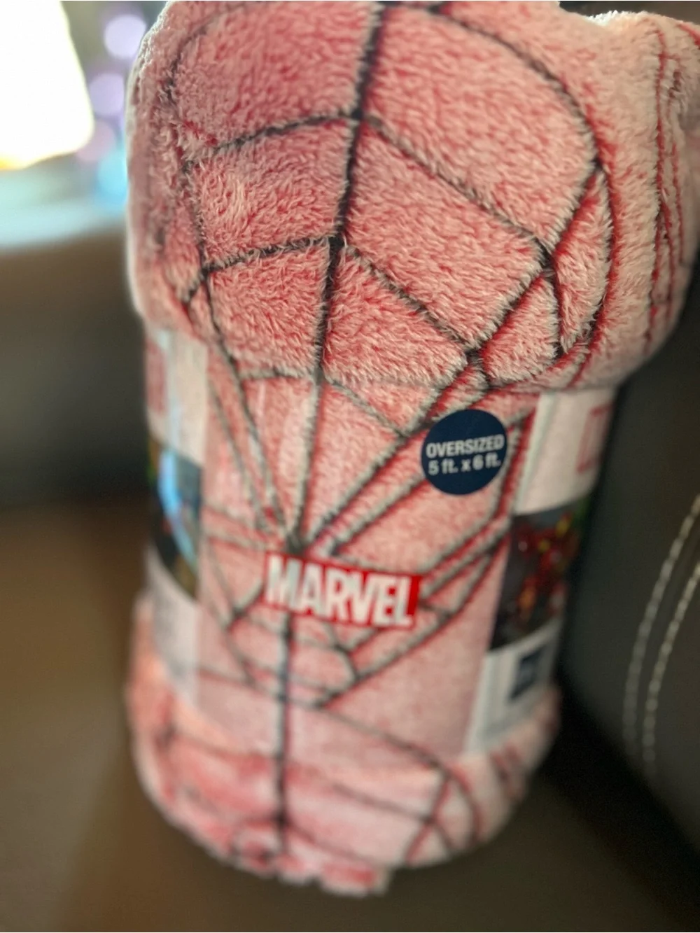 Marvel Spiderman red Throw Blanket (#2)